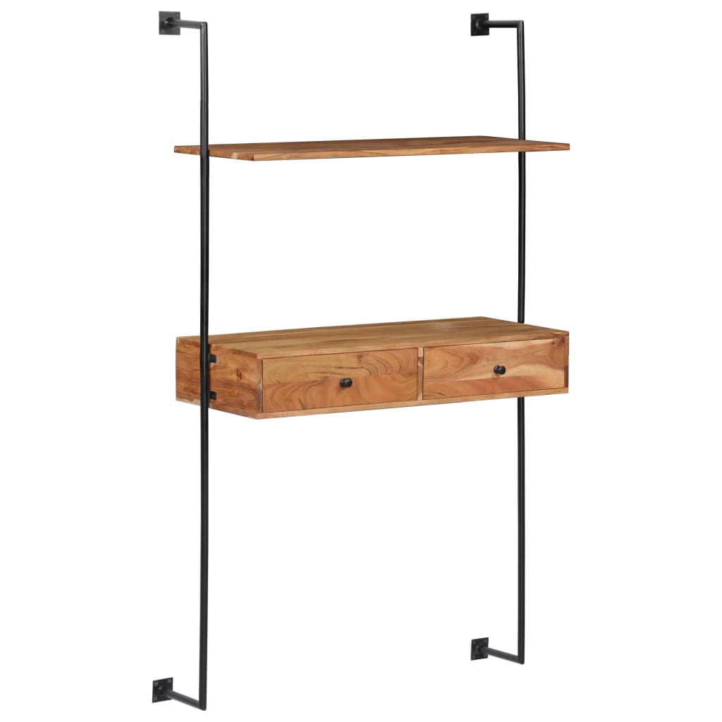 Scaffale mobile di design Scrivania da muro 170 cm legno 2702228/2