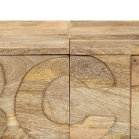 Mobile Alfabeto 6 Cassetti 120x35x79 cm in Legno Massello Mango