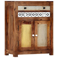 Credenza buffet consolle mobile contenitore laterale 75 cm in legno massello 4402052