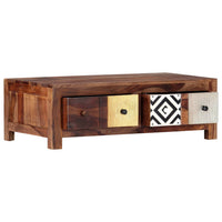 Tavolino da Salotto 90x50x30 cm in Legno Massello di Acacia 247731