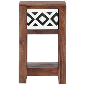 Comodino 30x30x50 cm in Legno Massello di Acacia 247732