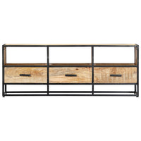 Mobile Porta TV 120x30x45 cm in Legno Massello di Mango 247742