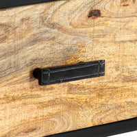 Mobile Porta TV 120x30x45 cm in Legno Massello di Mango 247742