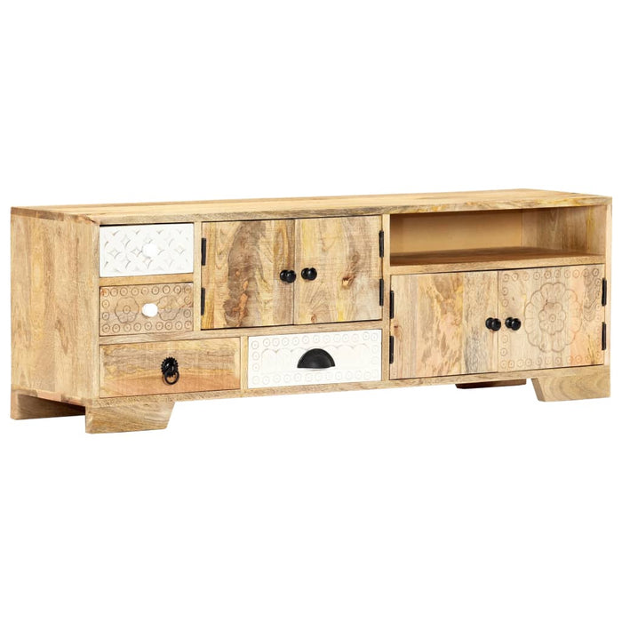 Mobile Porta TV 120x30x40 cm in Legno Massello di Mango cod mxl 10441