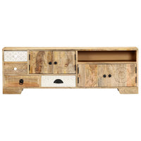 Mobile Porta TV 120x30x40 cm in Legno Massello di Mango cod mxl 10441