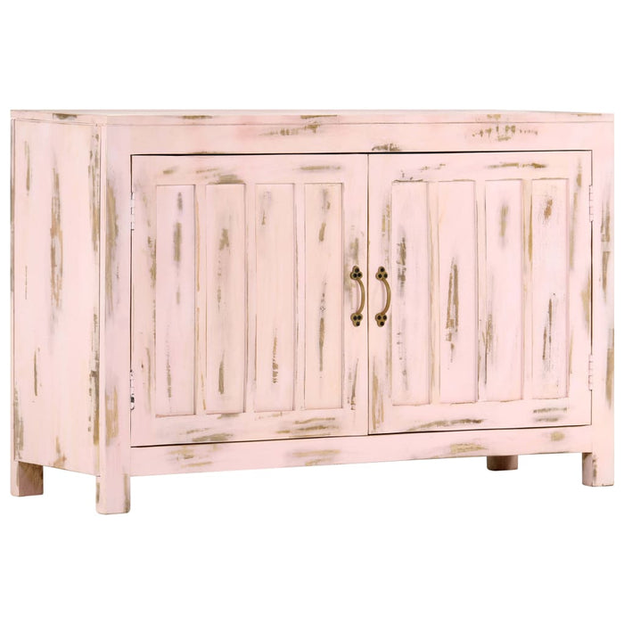 Credenza Rosa Chiaro 110x35x70cm in Legno Massello di Mango cod mxl 23699