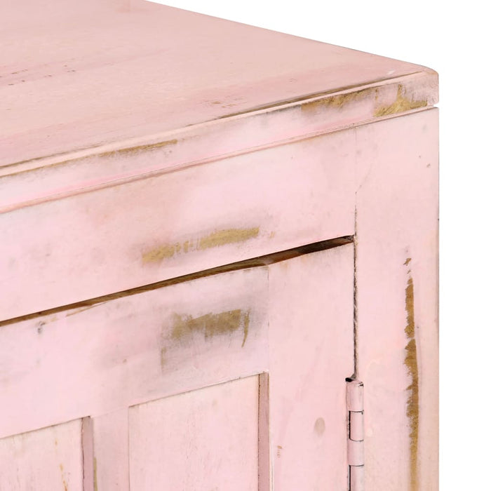 Credenza Rosa Chiaro 110x35x70cm in Legno Massello di Mango cod mxl 23699