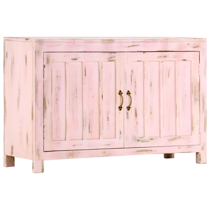 Credenza Rosa Chiaro 110x35x70cm in Legno Massello di Mango cod mxl 23699