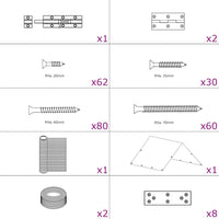 Pollaio 4,5x1,5x2 m in Acciaio 170740