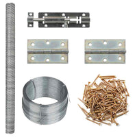 Pollaio 1,5x1,5x1,5 m in Legno di Pino Impregnato e Acciaiocod mxl 117107