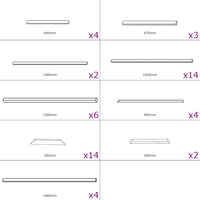 Pollaio 3x1,5x2 m in Legno di Pino Impregnato 170747