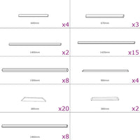 Pollaio 4,5x1,5x2 m in Legno di Pino Impregnato 170748