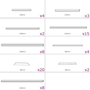 Pollaio 4,5x1,5x2 m in Legno di Pino Impregnato 170748
