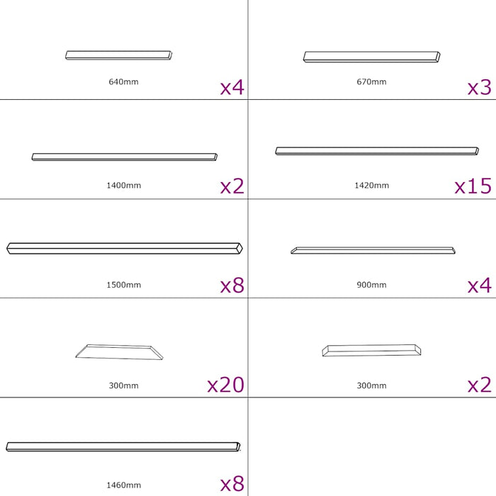 Pollaio 4,5x1,5x2 m in Legno di Pino Impregnato 170748