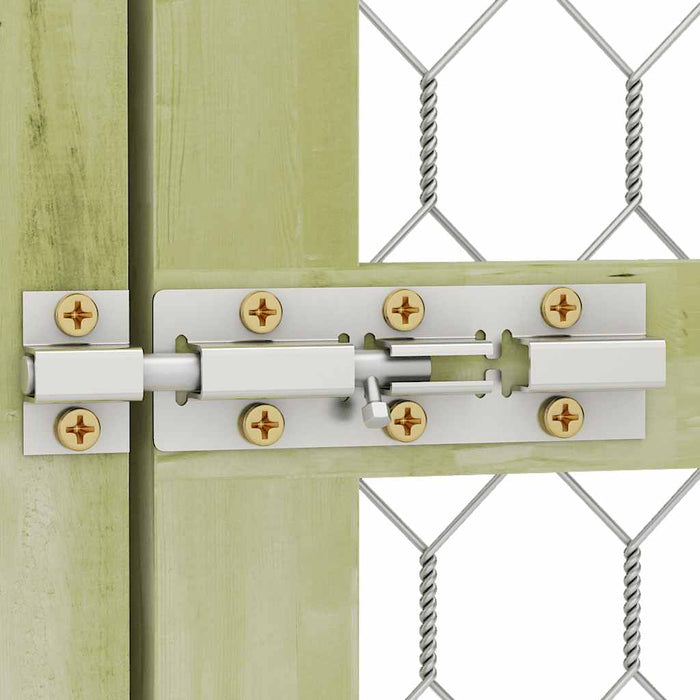 Pollaio 6x1,5x2 m in Legno di Pino Impregnato 170749