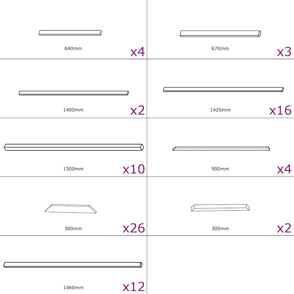 Pollaio 6x1,5x2 m in Legno di Pino Impregnato 170749