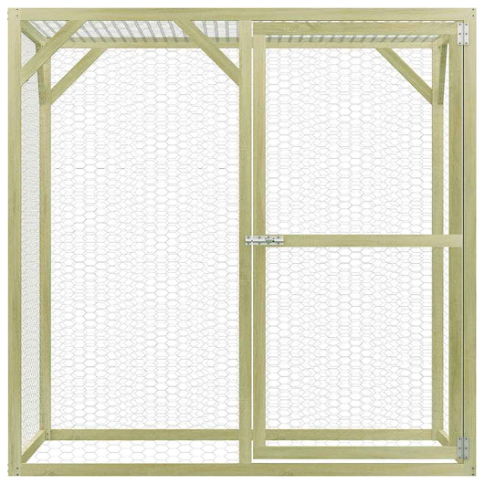 Pollaio 1,5x1,5x1,5 m in Legno di Pino Impregnato 170750