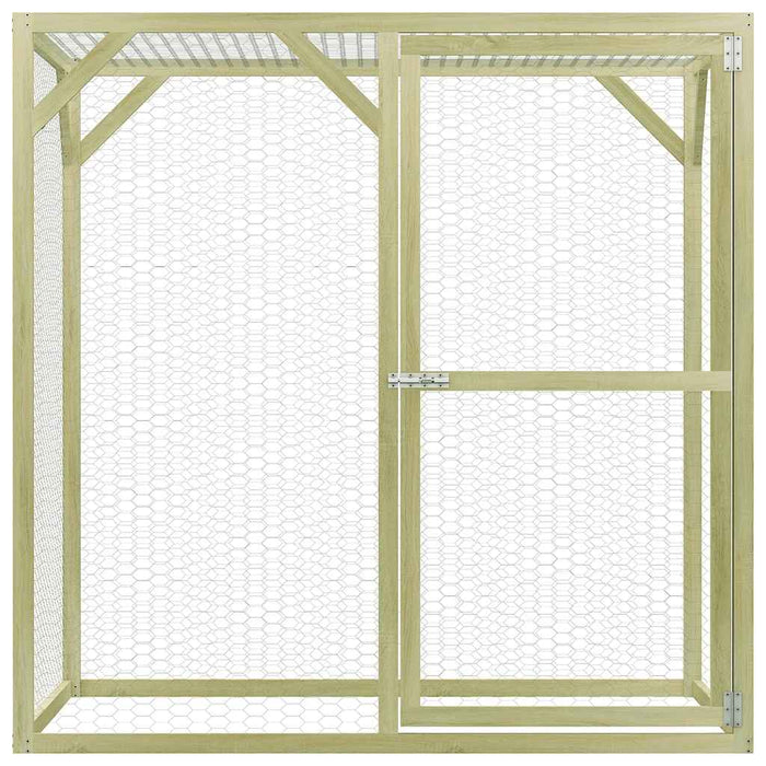 Pollaio 1,5x1,5x1,5 m in Legno di Pino Impregnato 170750