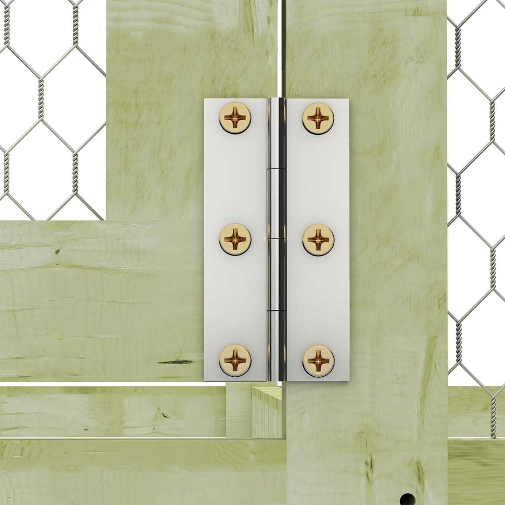 Pollaio 3x1,5x1,5 m in Legno di Pino Impregnato 170751