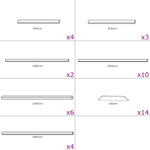 Pollaio 3x1,5x1,5 m in Legno di Pino Impregnato 170751