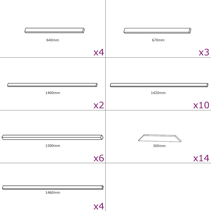 Pollaio 3x1,5x1,5 m in Legno di Pino Impregnato 170751