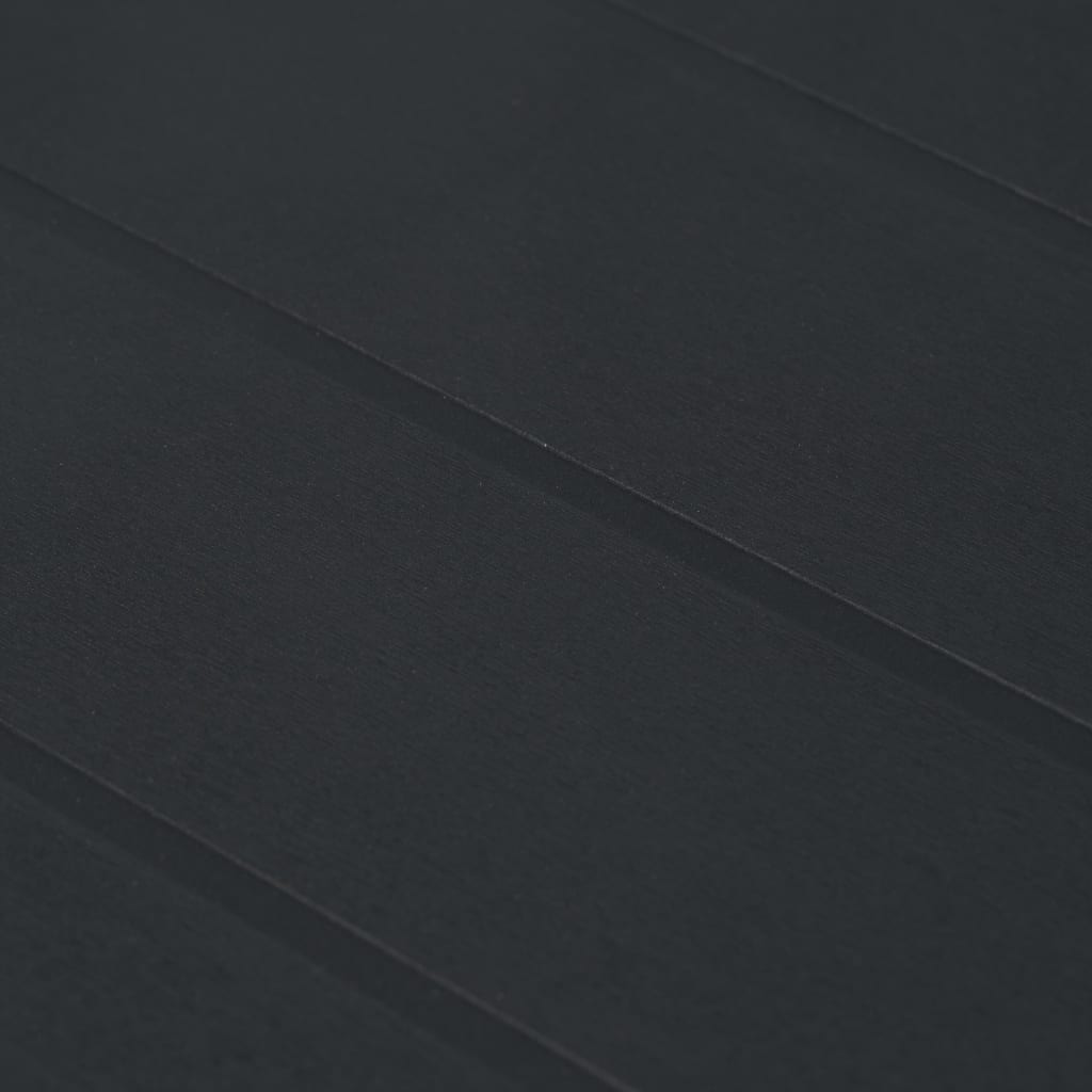 Tavolo da Giardino Antracite 79x79x72 cm Plastica Stile Rattan cod mxl 34277