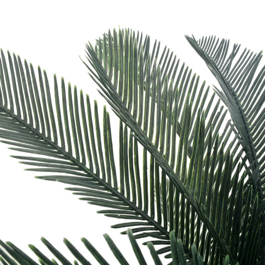 Palma di Cycas Artificiale con Vaso Verde 125 cm 280186