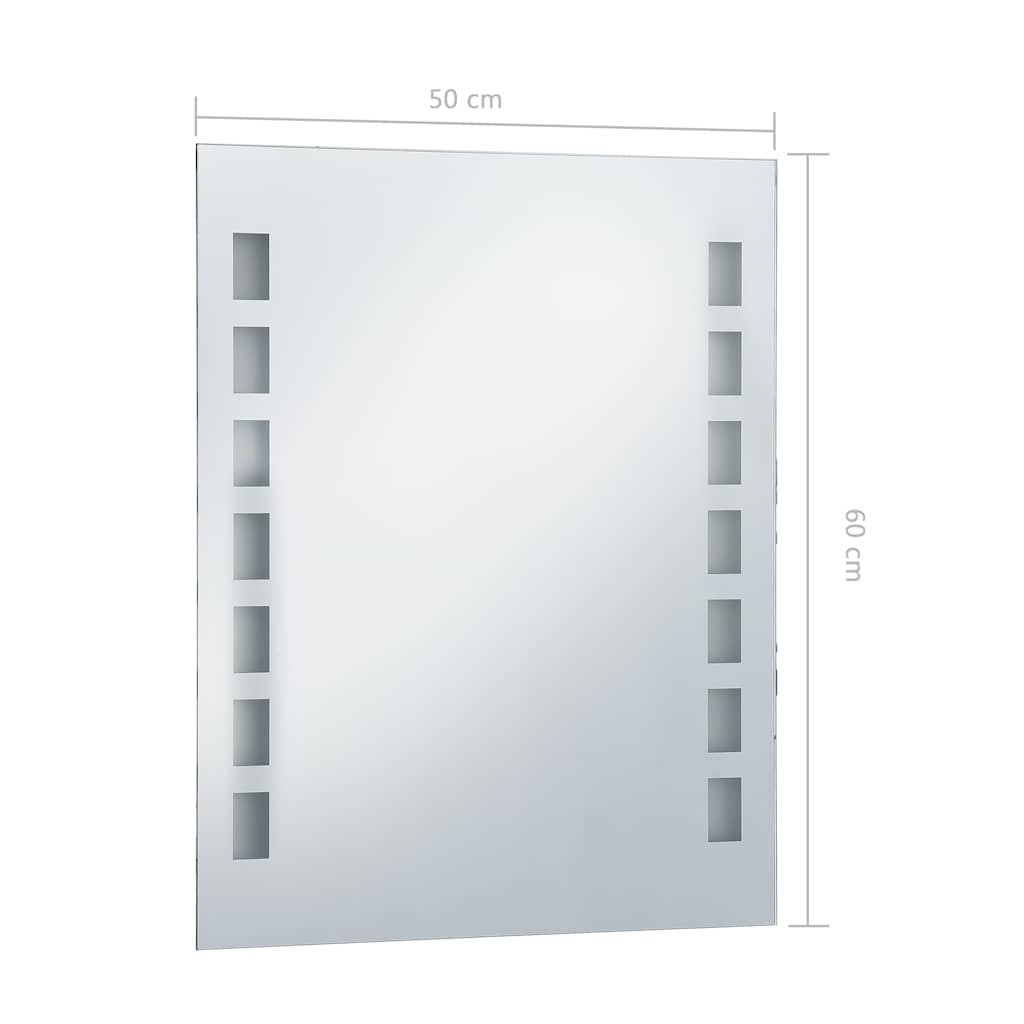 Specchio da Parete a LED per Bagno 50x60 cm cod mxl 67681