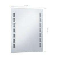 Specchio da Parete a LED per Bagno 50x60 cm cod mxl 67681