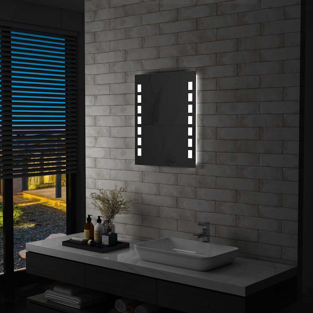 Specchio da Parete a LED per Bagno 50x60 cm cod mxl 67681