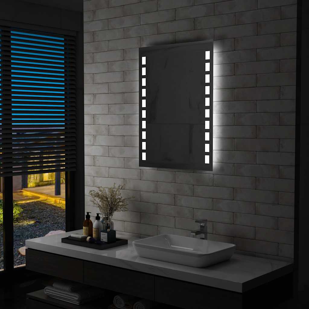 Specchio da Parete a LED per Bagno-Specchio a Muro 60x80 cm 933669