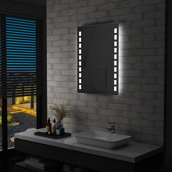 Specchio da Parete a LED per Bagno 60x80 cm 144697