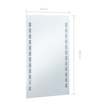 Specchio da Parete a LED per Bagno 60x100 cm 144698