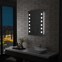 Specchio da Parete a LED per Bagno-Specchio a Muro 60x80 cm 805431