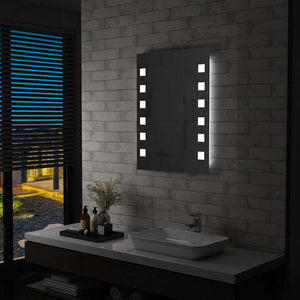 Specchio da Parete a LED per Bagno-Specchio a Muro 60x80 cm 805431