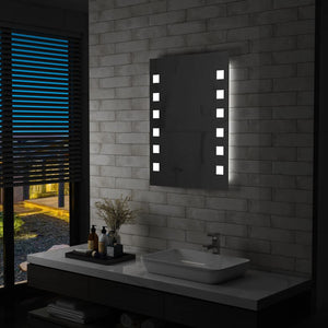 Specchio da Parete a LED per Bagno 60x80 cm 144700
