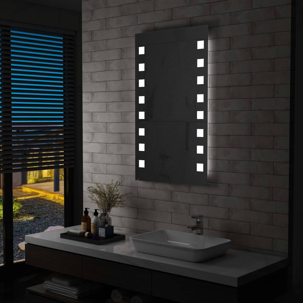 Specchio da Parete a LED per Bagno 60x100 cm 144701