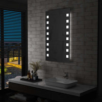 Specchio da Parete a LED per Bagno 60x100 cm 144701