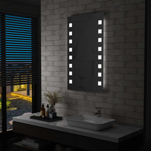 Specchio da Parete a LED per Bagno 60x100 cm 144701