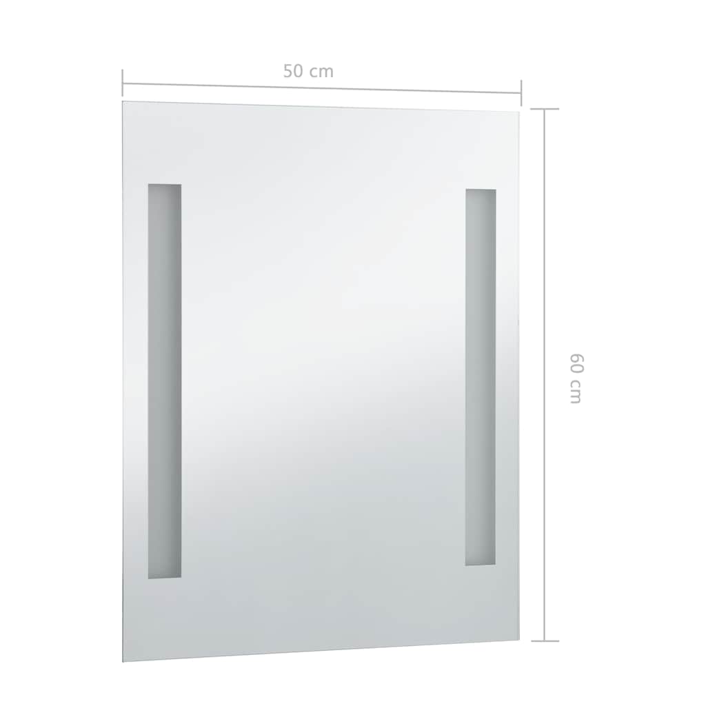 Specchio da Parete a LED per Bagno 50x60 cm cod mxl 67750