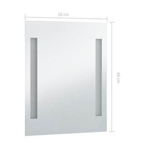 Specchio da Parete a LED per Bagno 50x60 cm cod mxl 67750