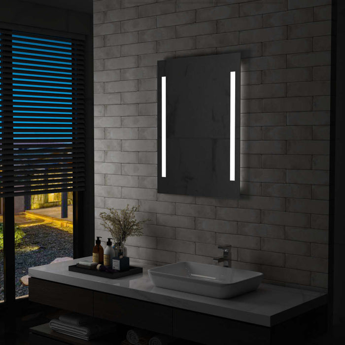 Specchio da Parete a LED per Bagno 60x80 cm 144703