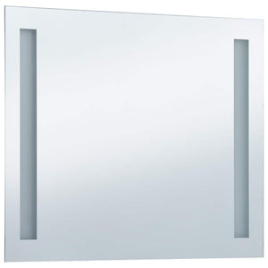 Specchio da Parete a LED per Bagno 80x60 cm 144706