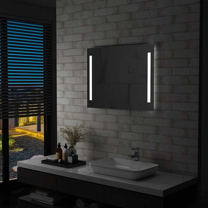 Specchio da Parete a LED per Bagno-Specchio a Muro 80x60 cm 327683