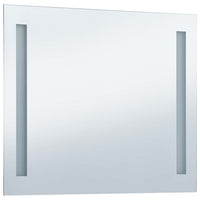 Specchio da Parete a LED per Bagno-Specchio a Muro 100x60 cm 125812