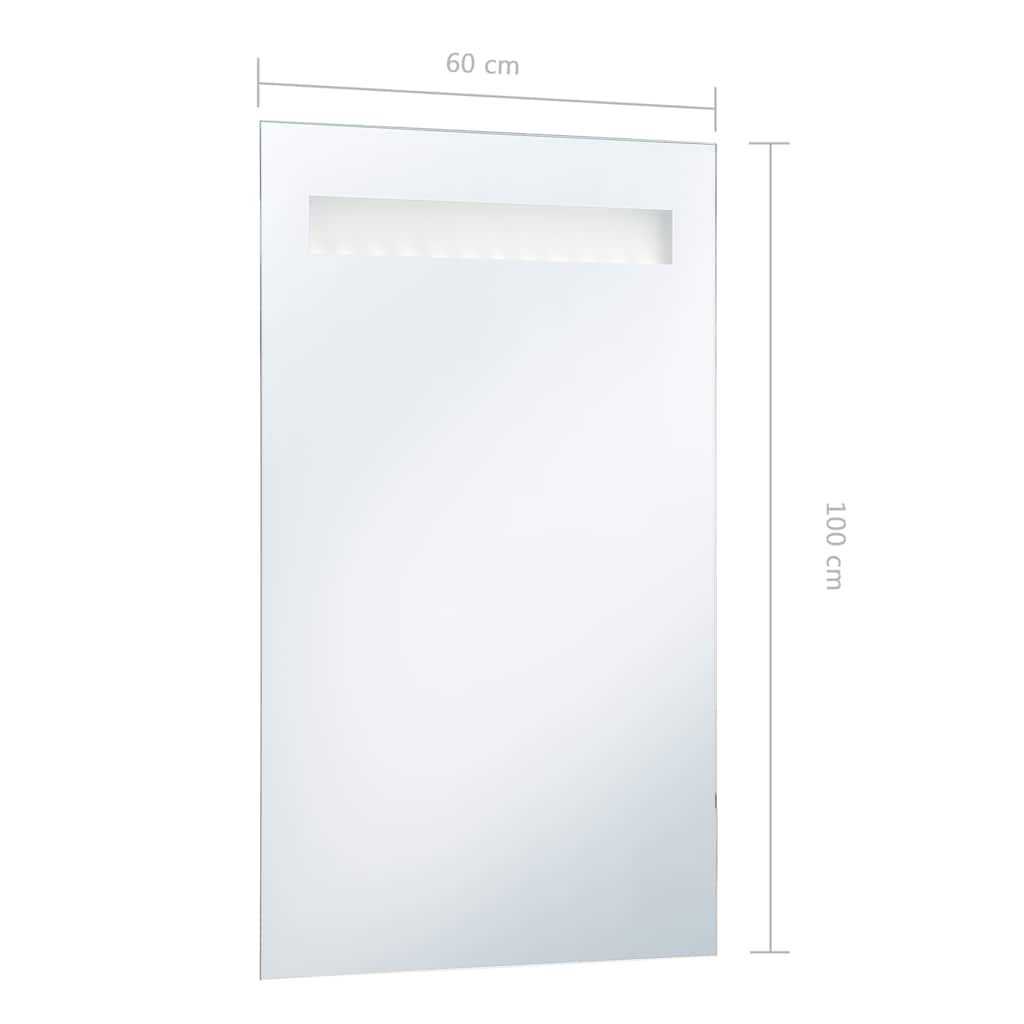 Specchio da Parete a LED per Bagno-Specchio a Muro 60x100 cm 144380