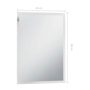 Specchio da Parete a LED per Bagno 60x80 cm