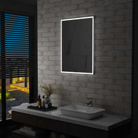 Specchio da Parete a LED per Bagno 60x80 cm 144718