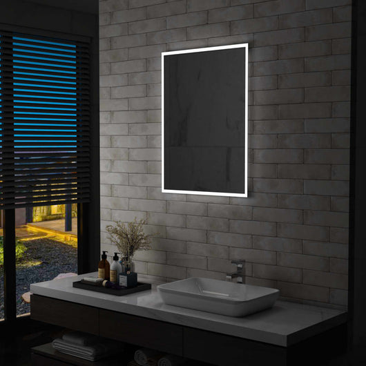 Specchio da Parete a LED per Bagno 60x80 cm 144718