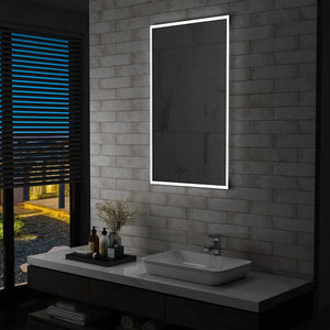 Specchio da Parete a LED per Bagno 60x100 cm 144719